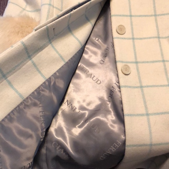 Pea coat Faux Fur Jacket Size 6 (fits a small) - Picture 2 of 3